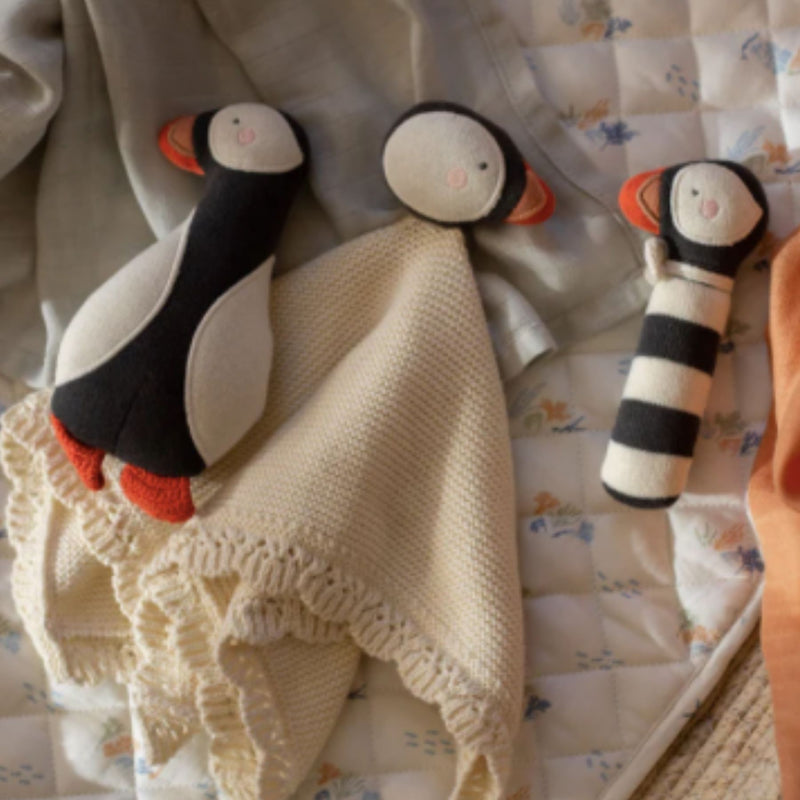 Organic Cuddle Cloth, Puffin