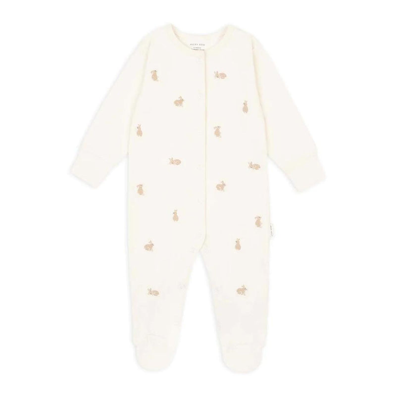 Embroidered Jersey Sleepsuit, Bunnies
