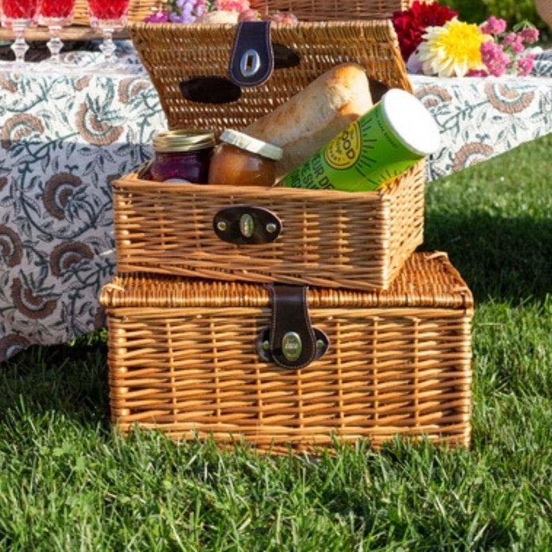 Willow Suitcase with Leather Straps