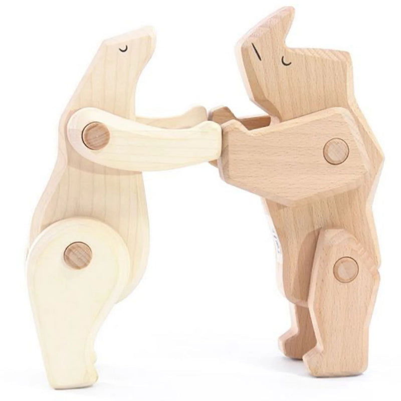 Wooden Polar Bear
