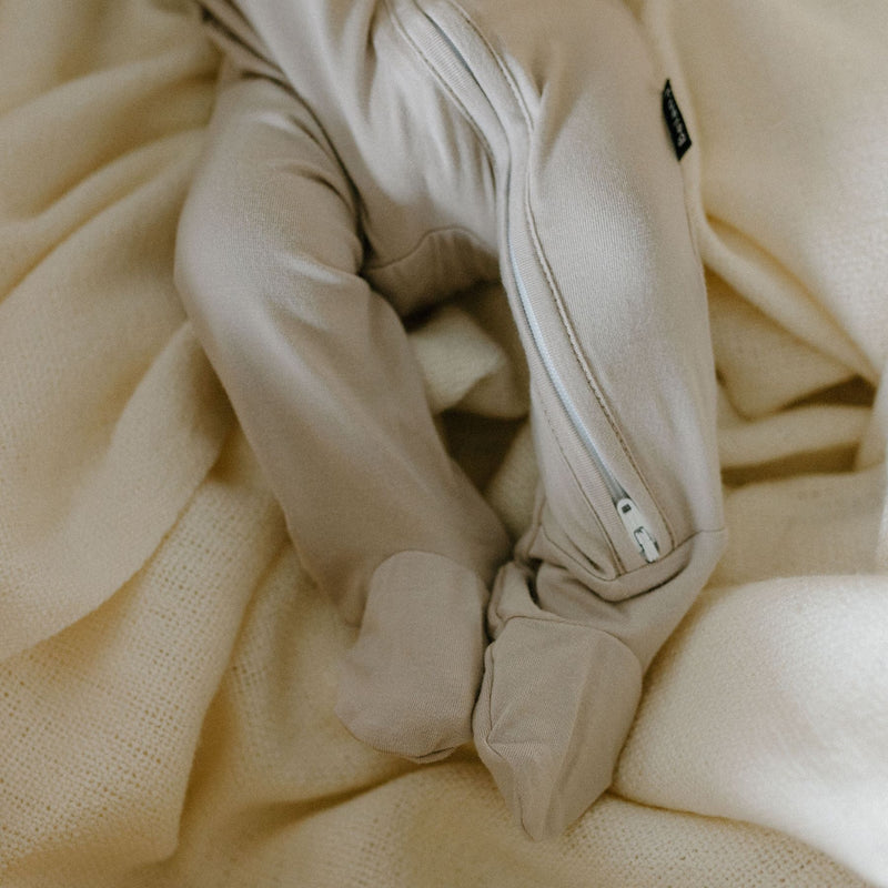 Bamboo Footed Zipper Sleeper