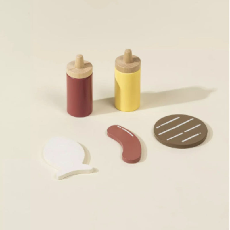 Wooden Barbecue Playset