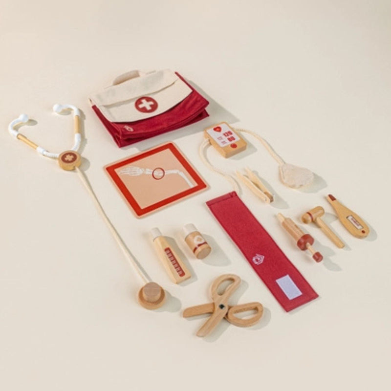 Wooden Doctor Playset