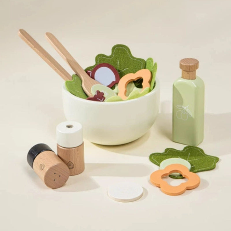 Wooden Salad Playset