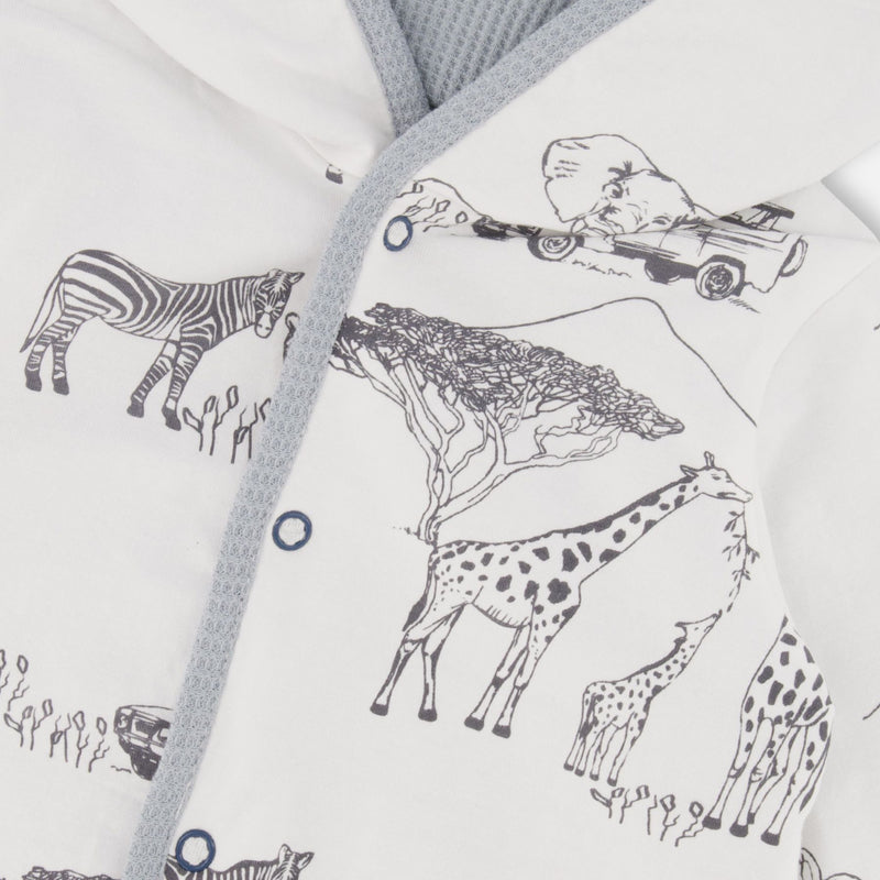 Reversible Waffle Cardigan, Jungle World