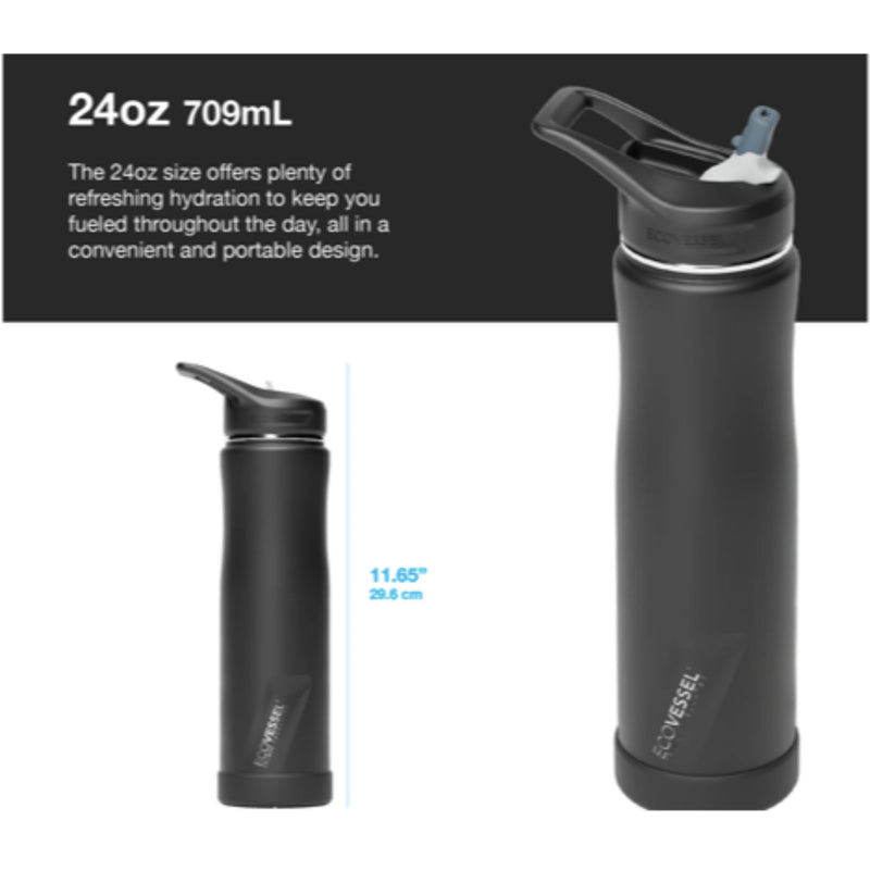 The Summit - 24 oz Bottle with Straw Top