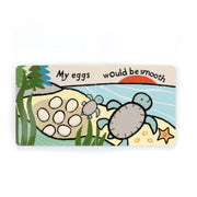 Children's book titled 'If I were a turtle' with a turtle illustration with touch and feel sensory experience for babies.