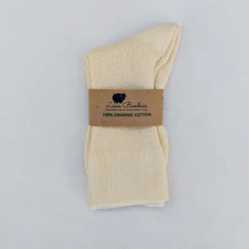 Aria Undyed Organic Cotton Socks