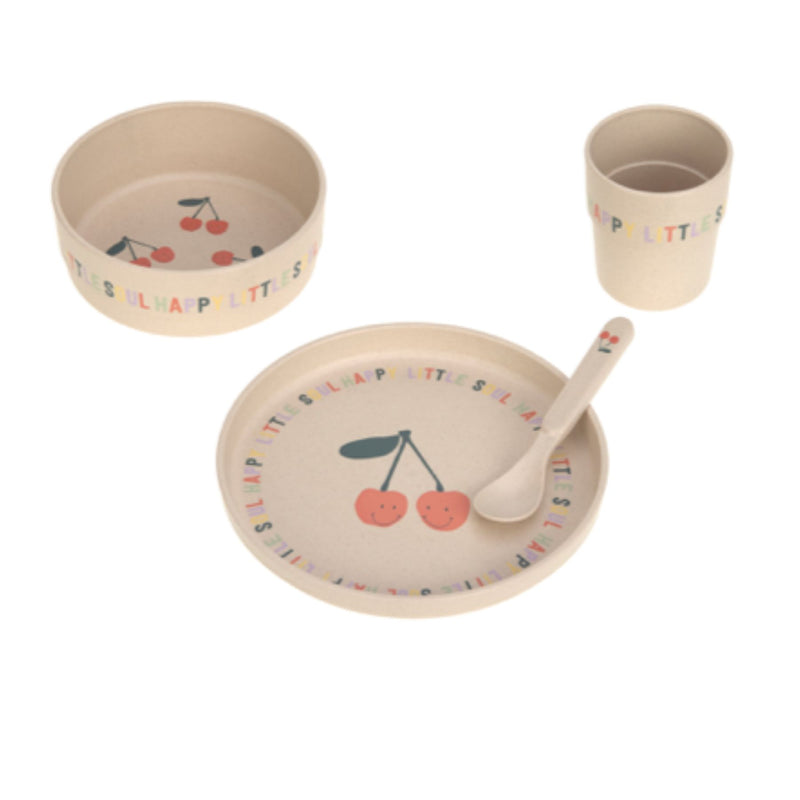 Children Dish Set - Happy Fruits, Cherry