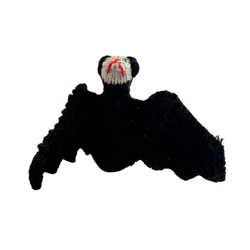 Organic Cotton Finger Puppet - Bat