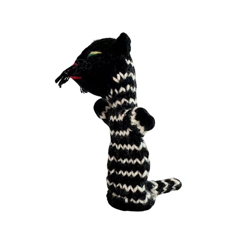Organic Cotton Finger Puppet - Cat