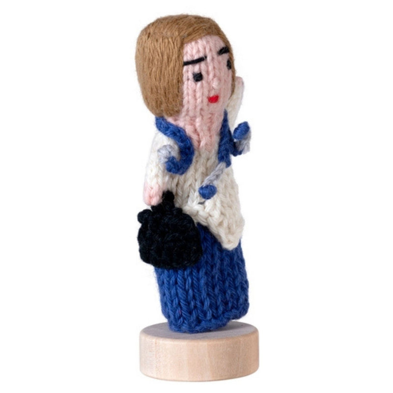 Organic Cotton Finger Puppet - Doctor