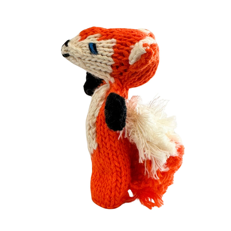 Organic Cotton Finger Puppet - Fox