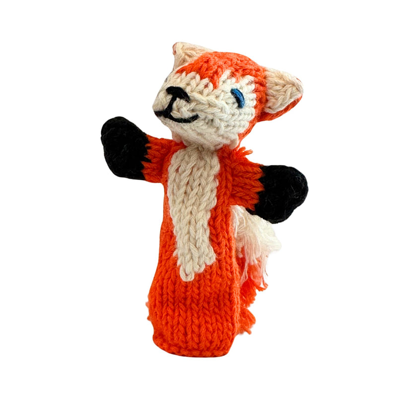 Organic Cotton Finger Puppet - Fox