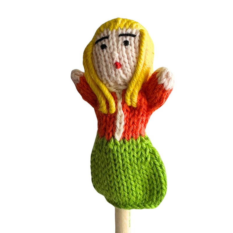 Organic Cotton Finger Puppet - Goldilocks
