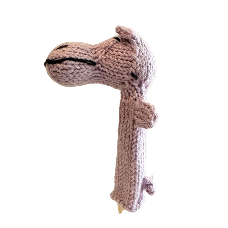 Organic Cotton Finger Puppet - Hippo