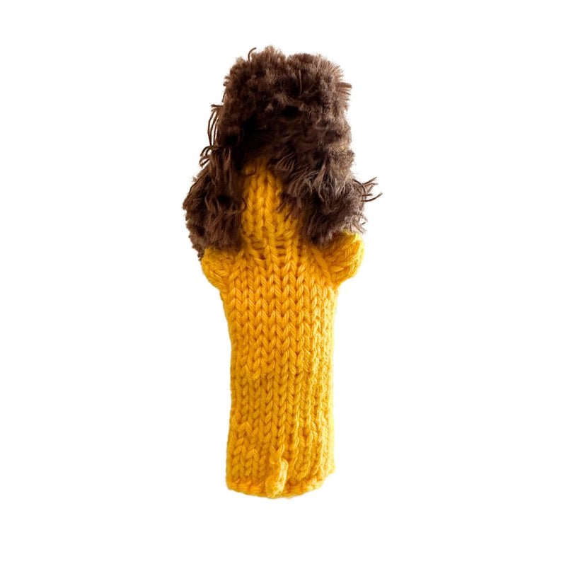 Organic Cotton Finger Puppet - Lion
