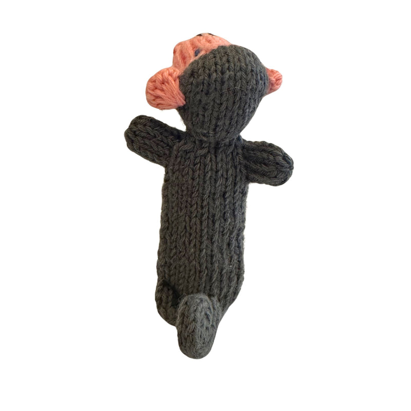 Organic Cotton Finger Puppet - Monkey