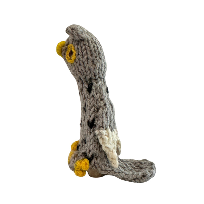 Organic Cotton Finger Puppet - Owl
