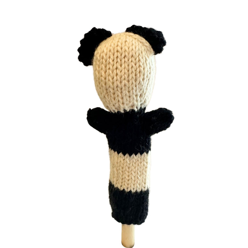 Organic Cotton Finger Puppet - Panda