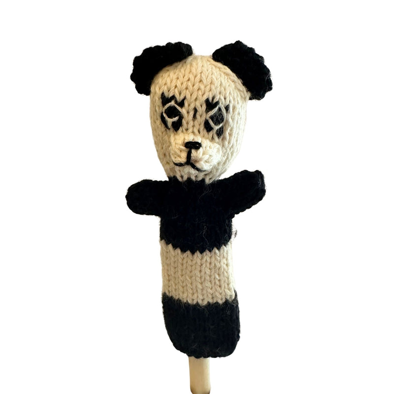 Organic Cotton Finger Puppet - Panda