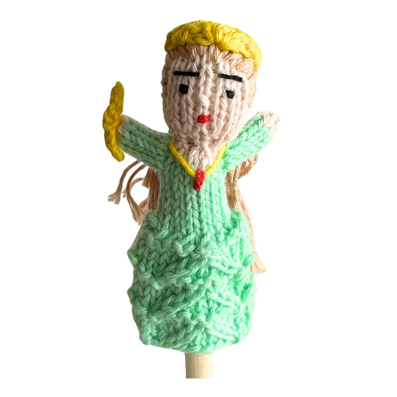 Organic Cotton Finger Puppet - Princess