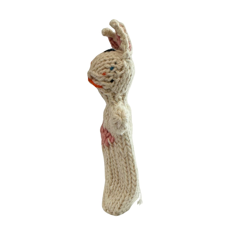 Organic Cotton Finger Puppet - Rabbit