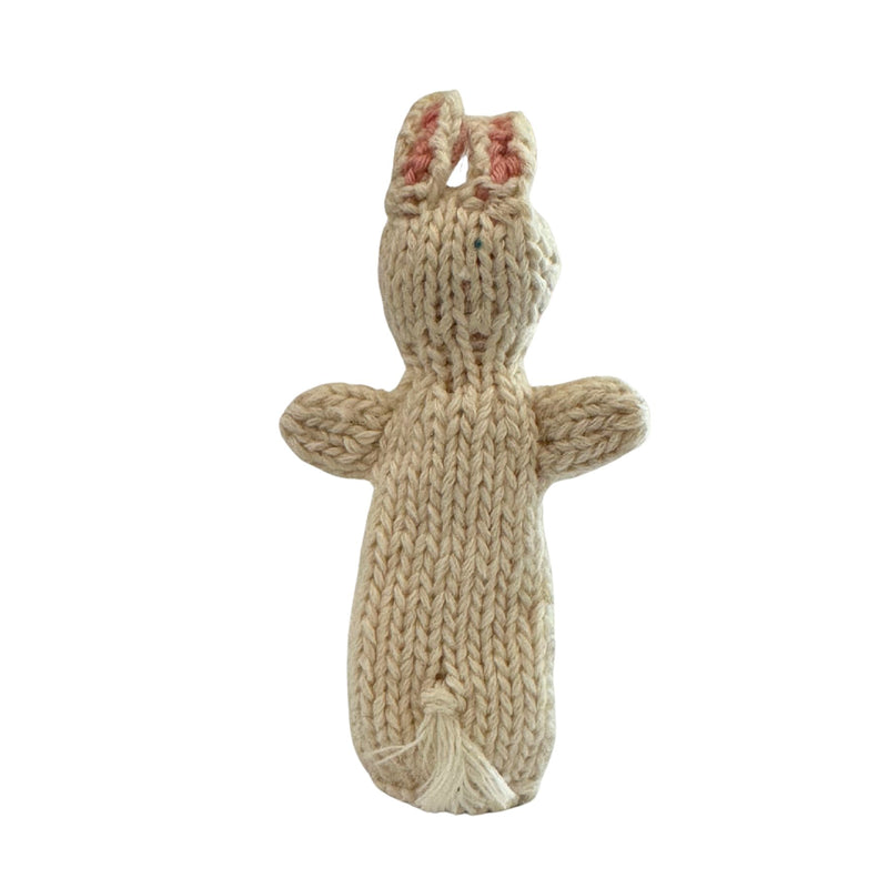 Organic Cotton Finger Puppet - Rabbit