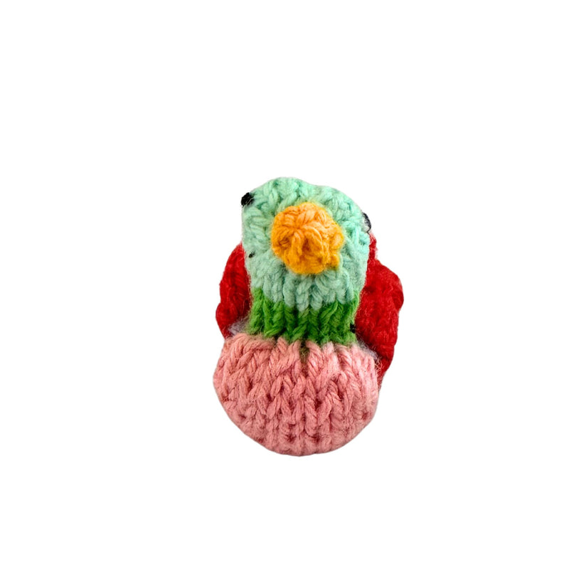 Organic Cotton Finger Puppet - Tropical Bird