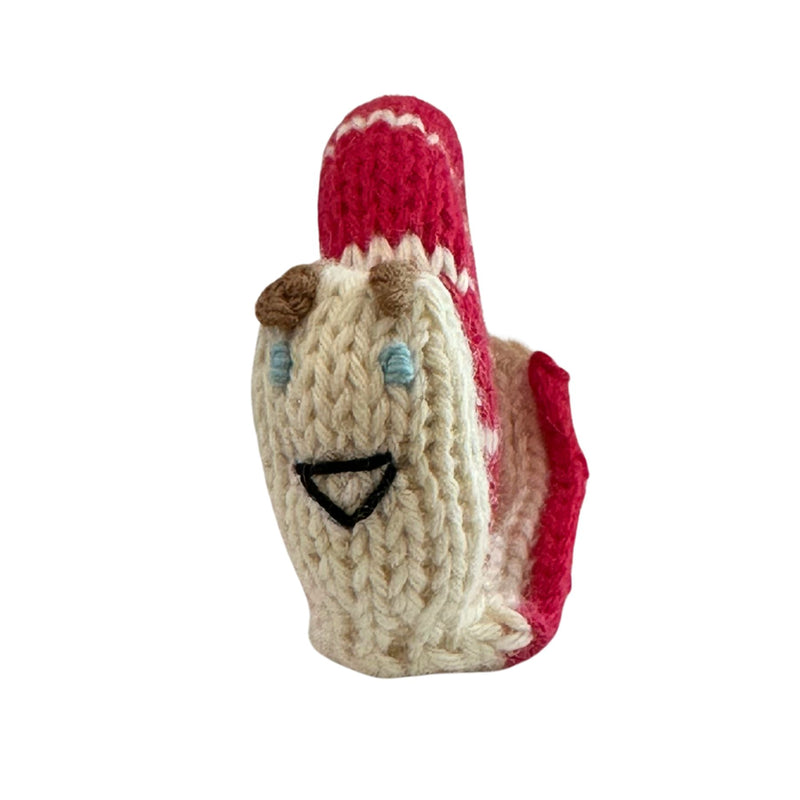 Organic Cotton Finger Puppet - Snail