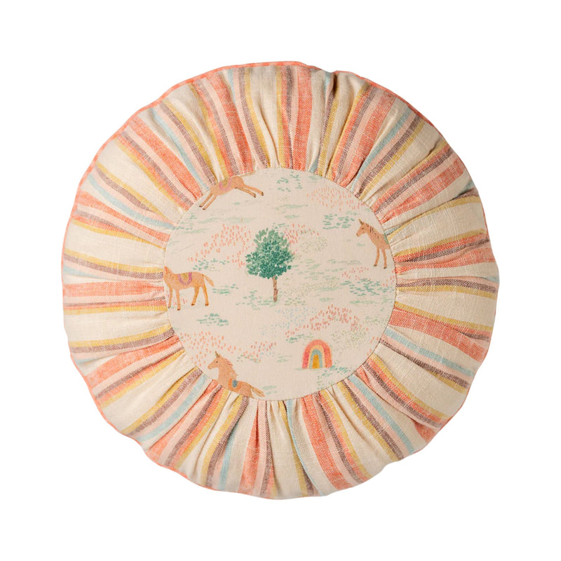 Cushion Round, Small - Unicorn