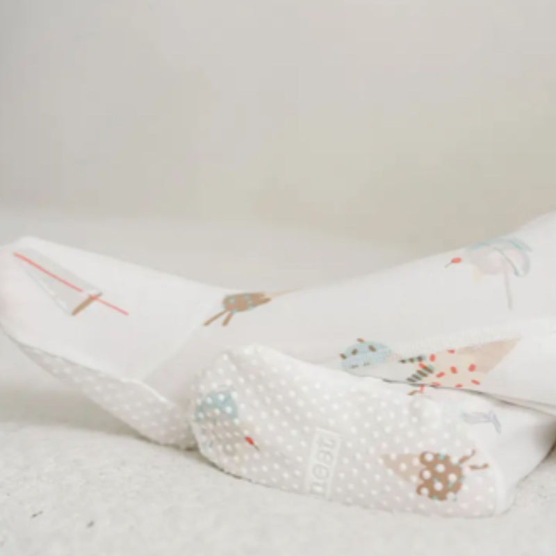 Bamboo Avocado Jersey Footed Sleeper