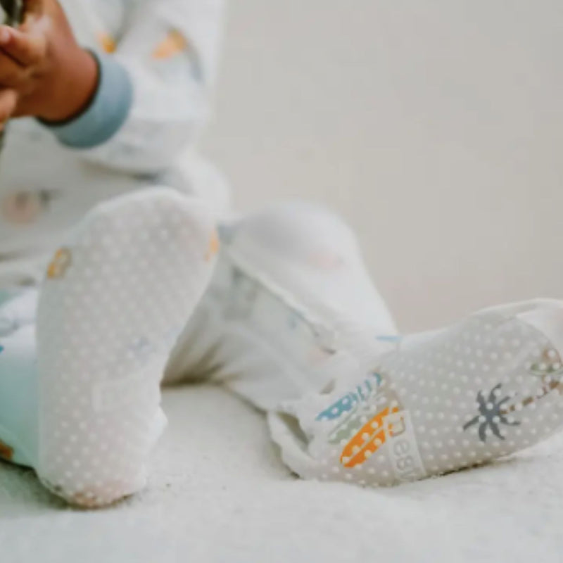 Bamboo Avocado Jersey Footed Sleeper