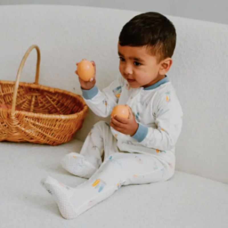 Bamboo Avocado Jersey Footed Sleeper