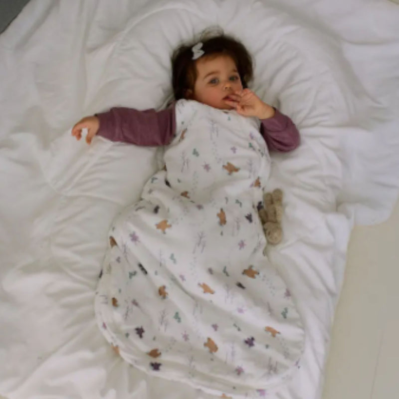 Bamboo Sleep Bag 2.5 Tog - Snow Angels