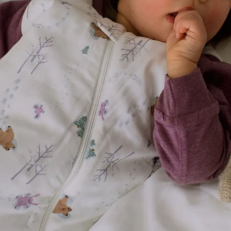 Bamboo Sleep Bag 2.5 Tog - Snow Angels