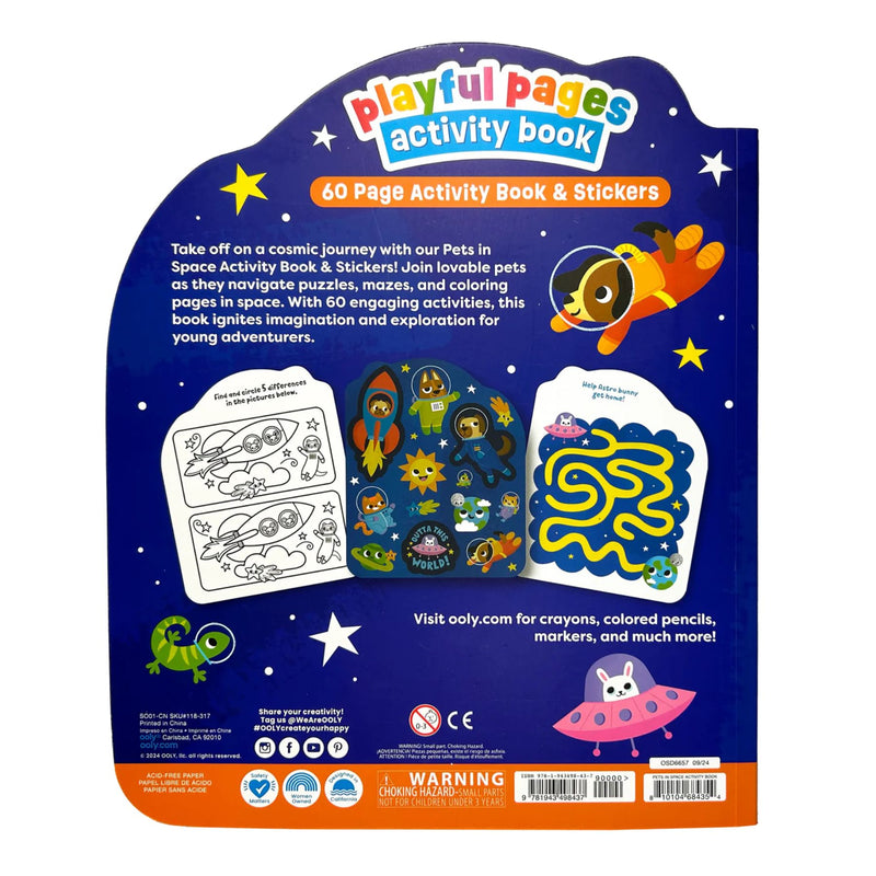 Playful Pages Activity Book + Stickers