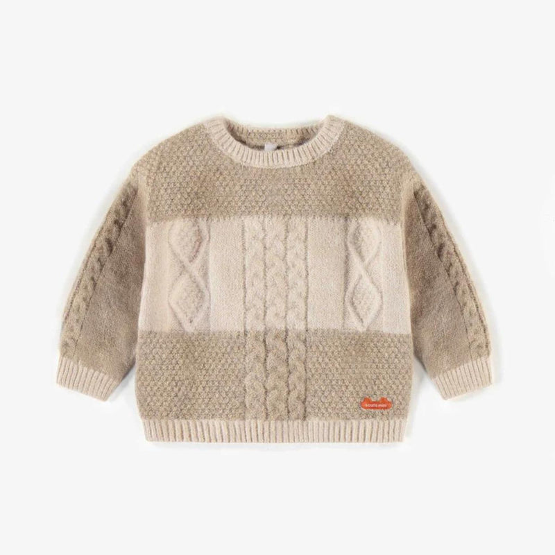 Knitted Crewneck, Cream