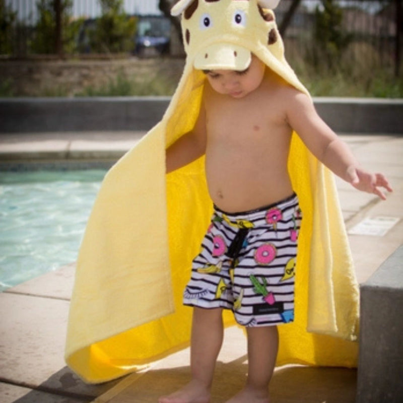 Kids Hooded Towel - Giraffe