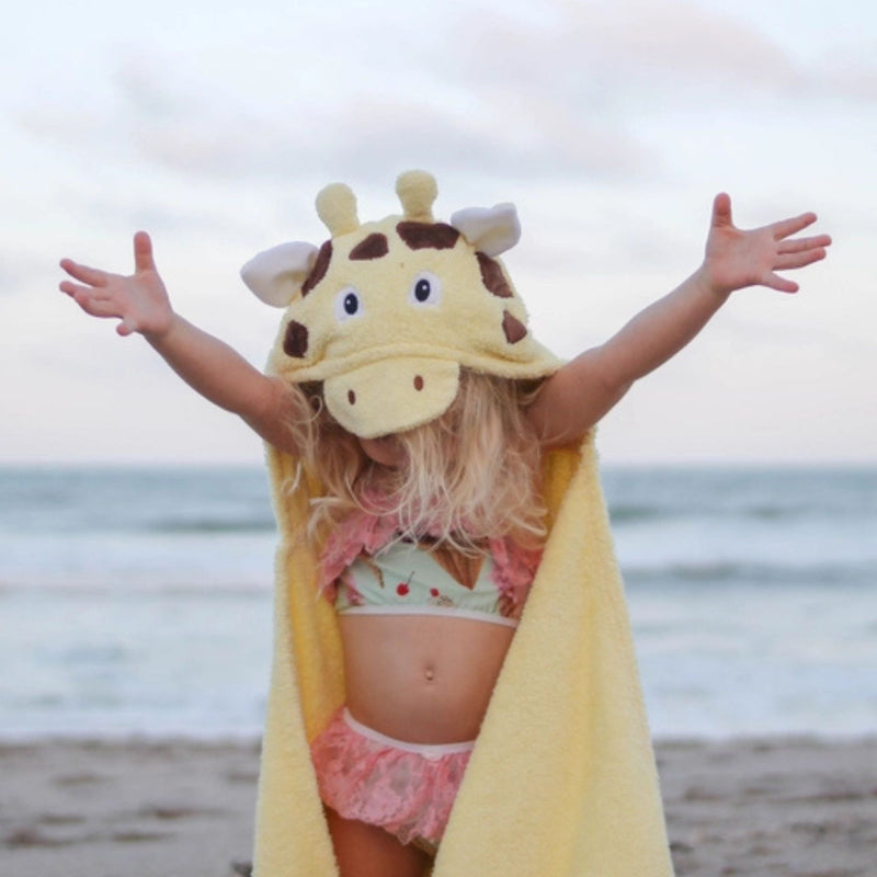 Kids Hooded Towel - Giraffe