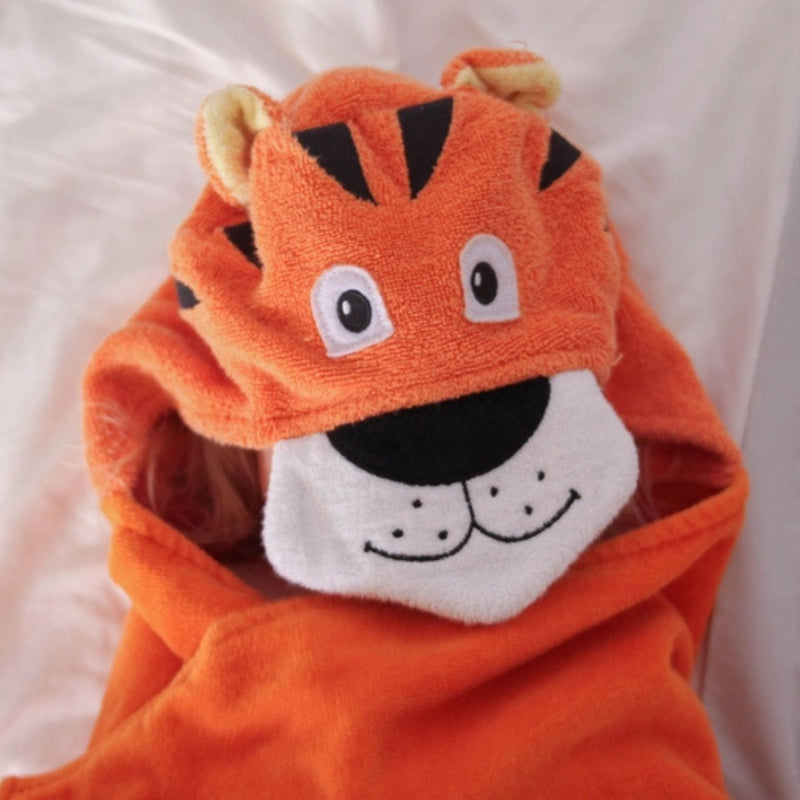 Kids Hooded Towel - Tiger