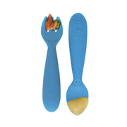 ezpz Mini Utensils (Fork + Spoon) Set-Simply Green Baby