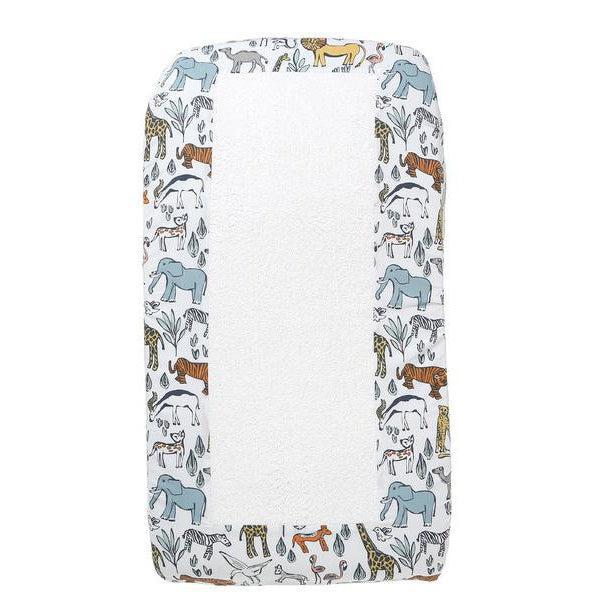 Safari Changing Pad Cover-Simply Green Baby