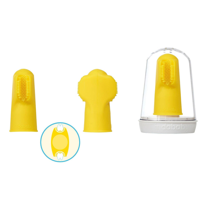 SmileFrida Finger Toothbrush-Simply Green Baby