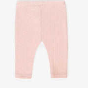 Souris Mini Organic Cotton Henley Collar Bodysuit + Leggings, Pink-Simply Green Baby