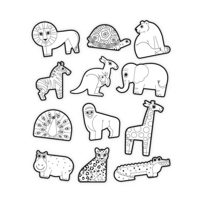 Animals Colouring Stickers