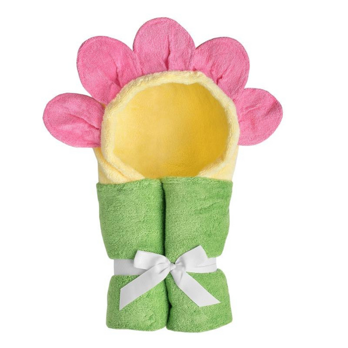 Kids Hooded Towel - Flower