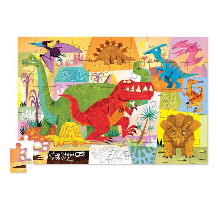 Dino World Puzzle in Tin Box