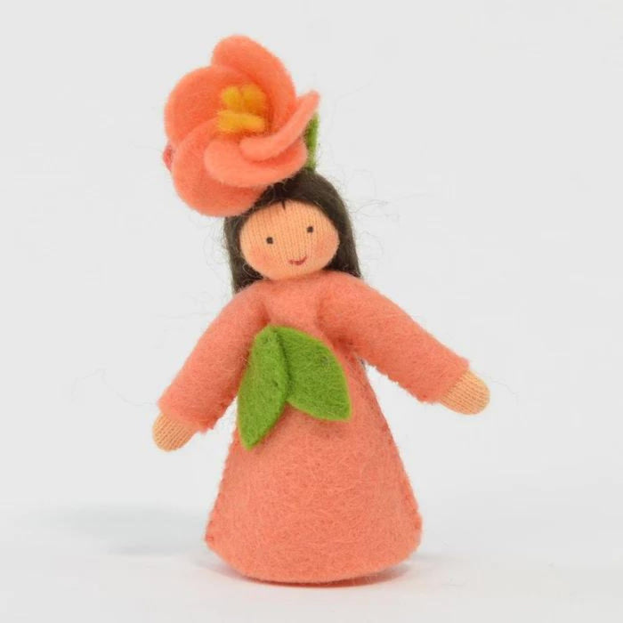 Felt Fairy Doll, Camellia Japonica