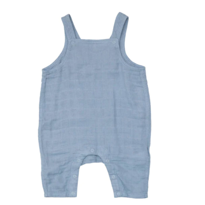 Organic Muslin Overalls, Ocean